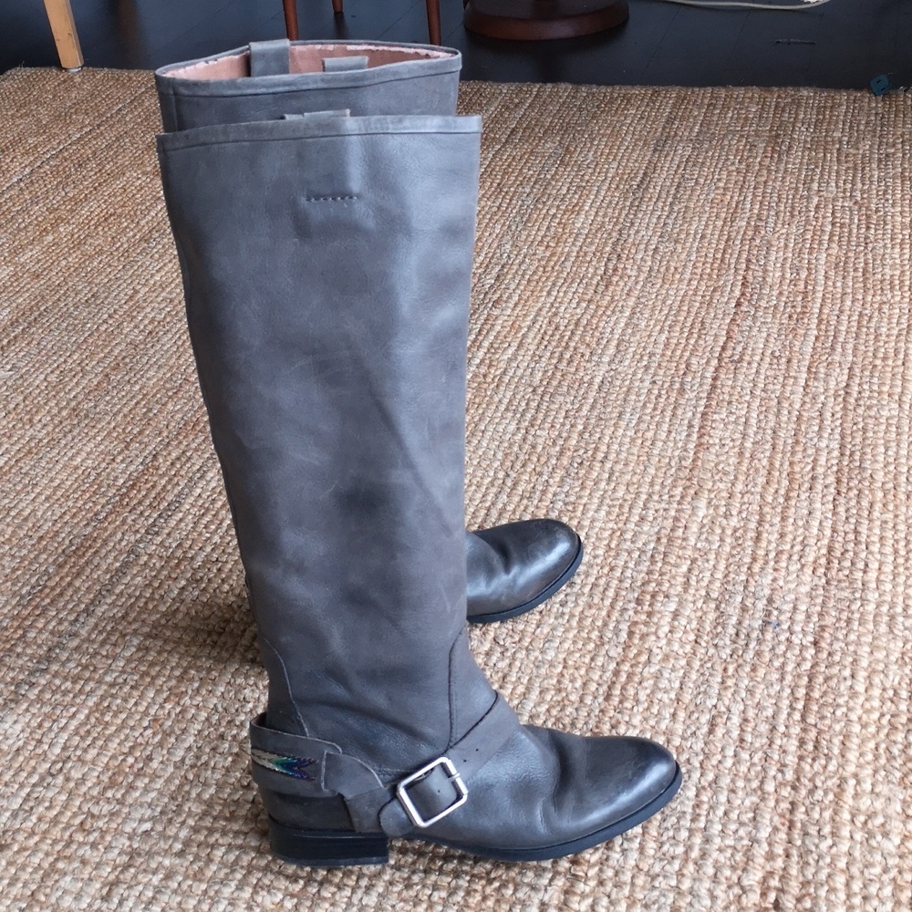Lucky Brand 'Blue Jeans America' leather boots